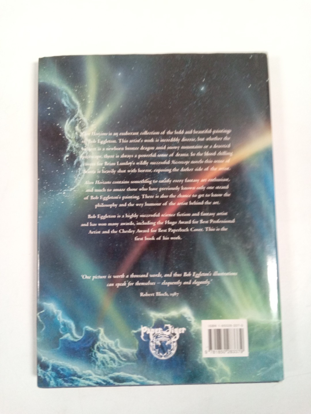 Alien Horizons The Fantastic Art Of Bob Eggleton Signed Hardcover -DK#