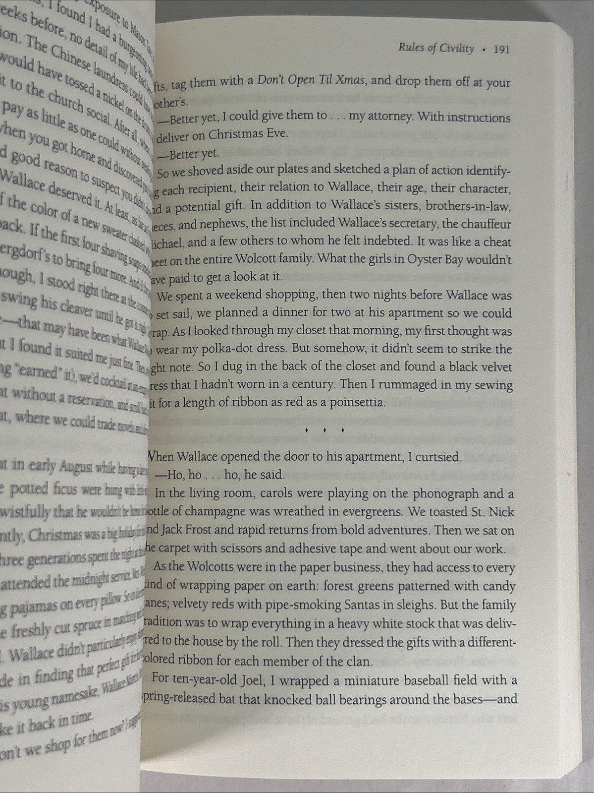 Rules Of Civility A Novel – Amor Towles
