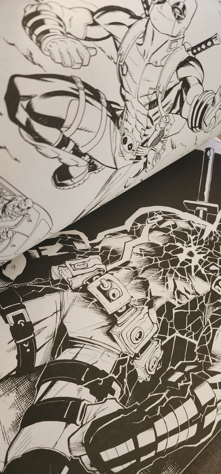 Marvel Deadpool Official Coloring Book New 2024 Super Heroes Weapons Fighting
