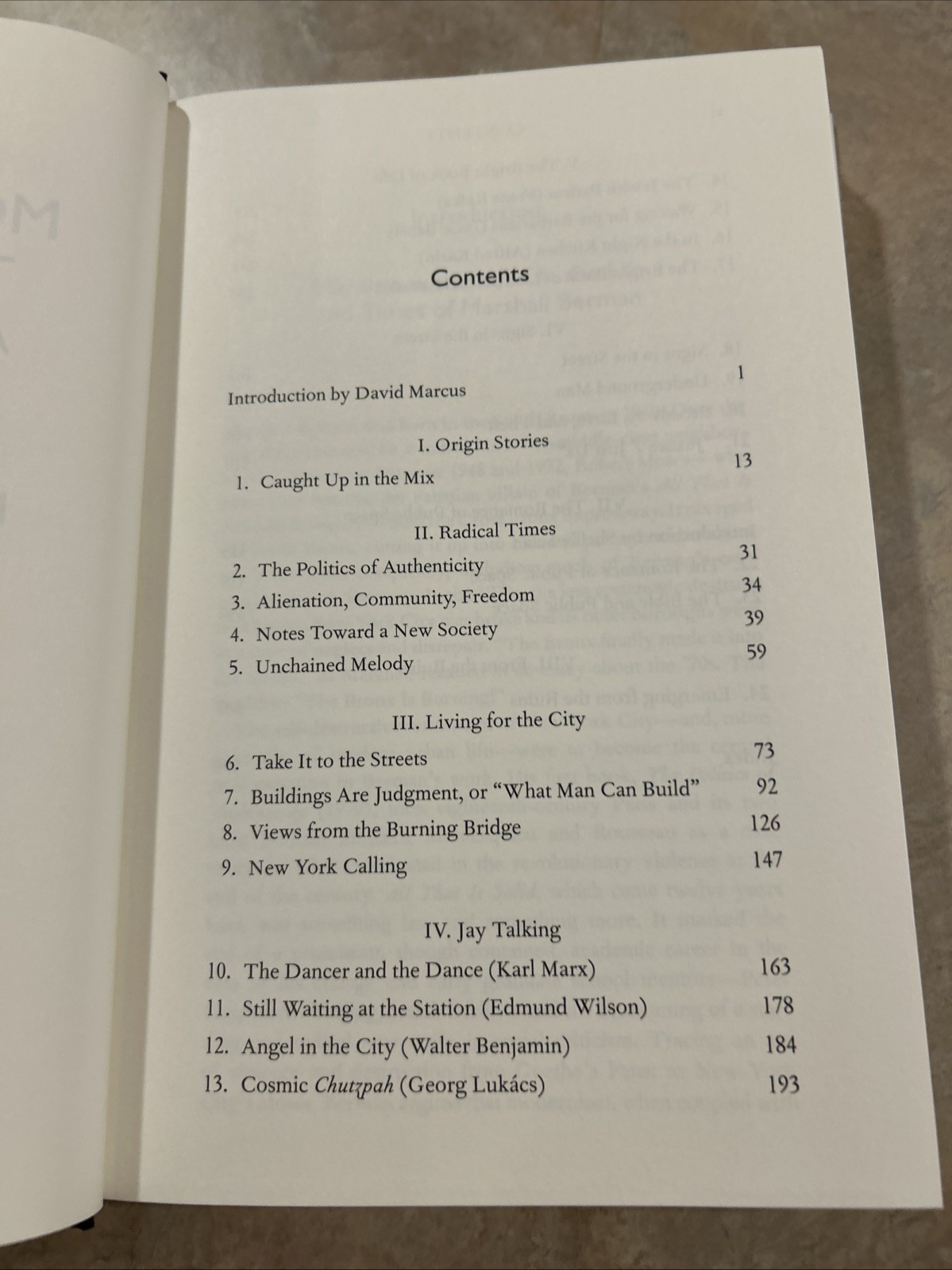 Modernism in the Streets: A Life and Times in Essays by Marshall Berman: New