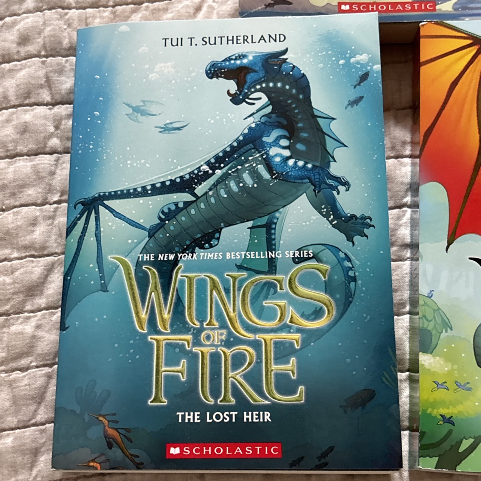 Lot of 3 Wings of Fire Books Tui T. Sutherland Mixed HC/PB Books 1-3