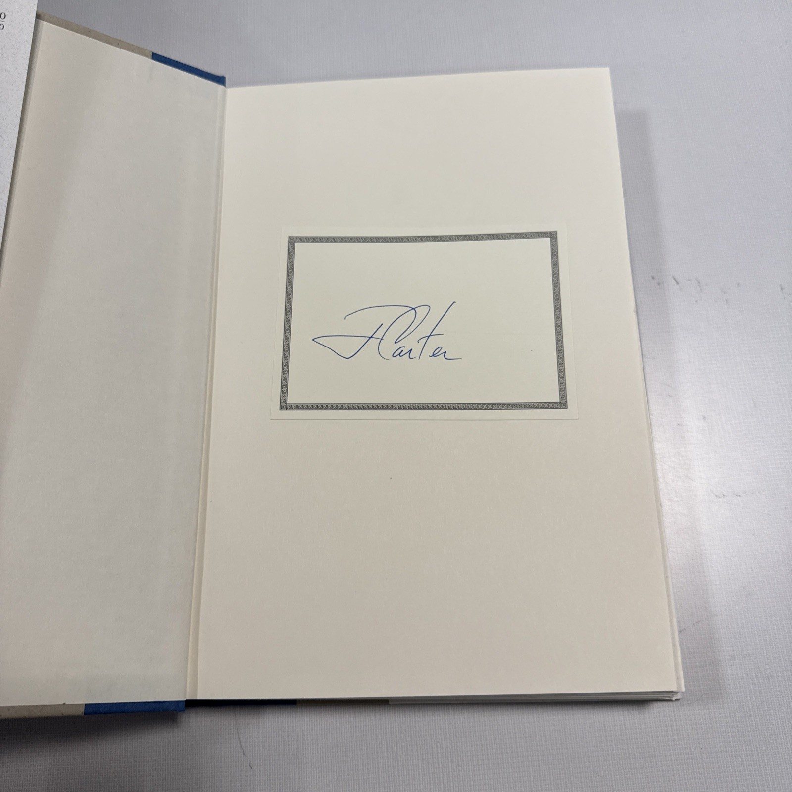 An Hour Before Daylight by Jimmy Carter SIGNED Hardcover book