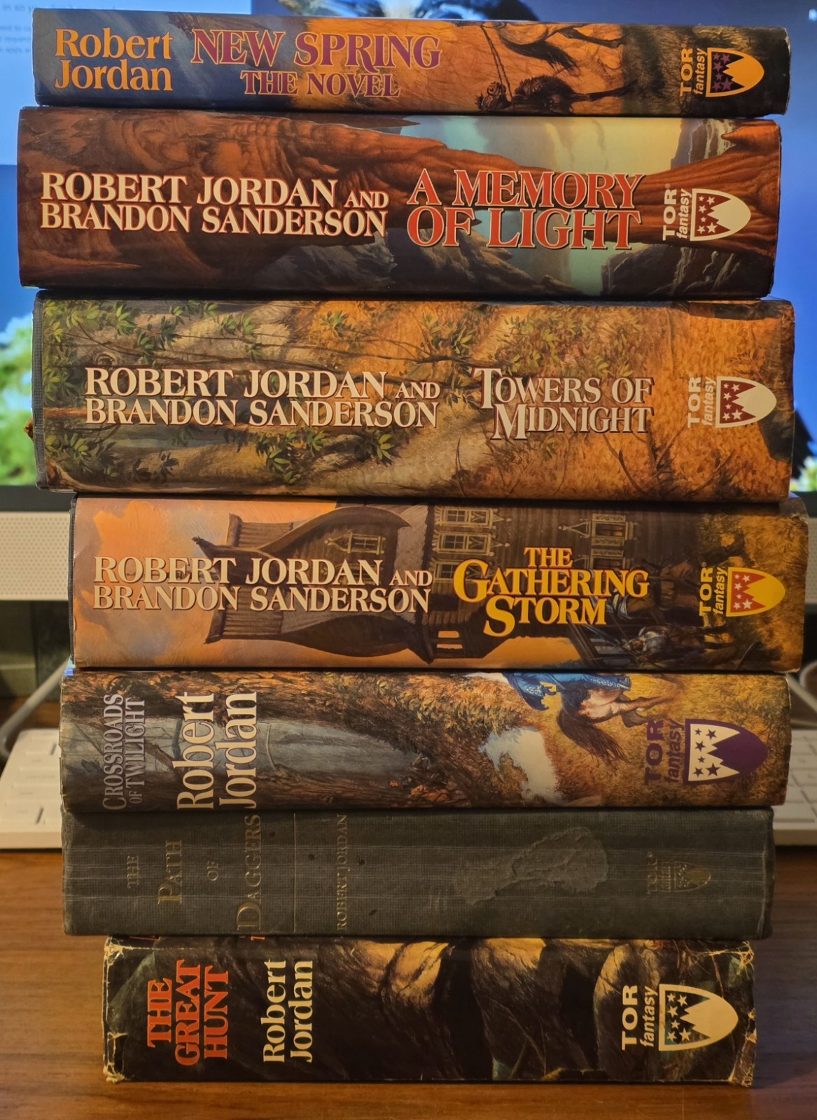 Lot of 6 Books from „The Wheel of Time“ Series, Robert Jordan / New Spring Incl.
