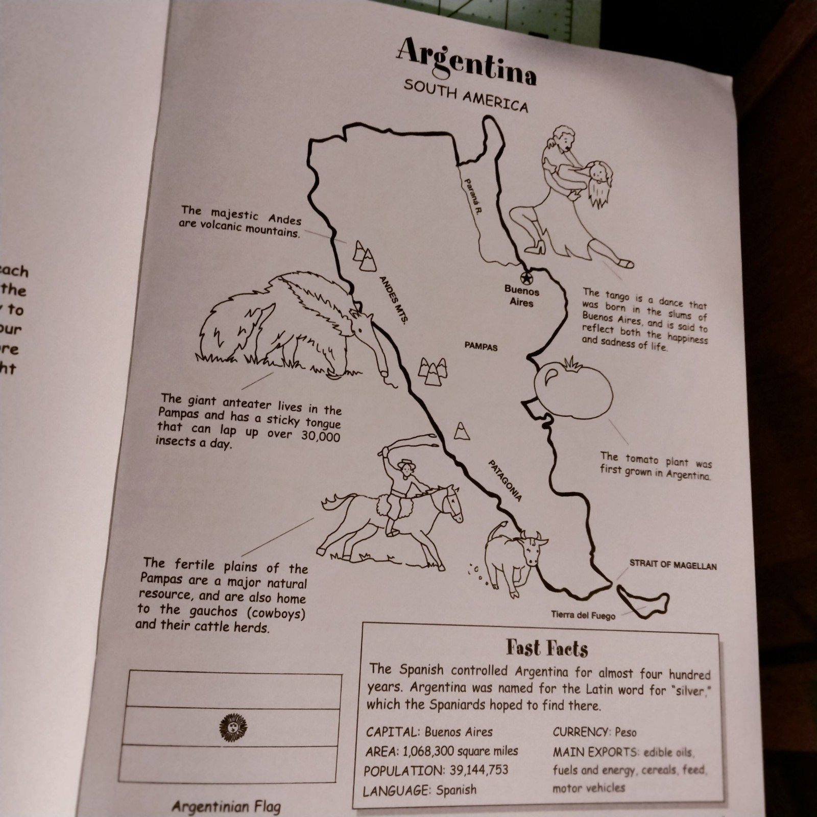 Around The World Coloring Book By Winky Adam Dover 2005