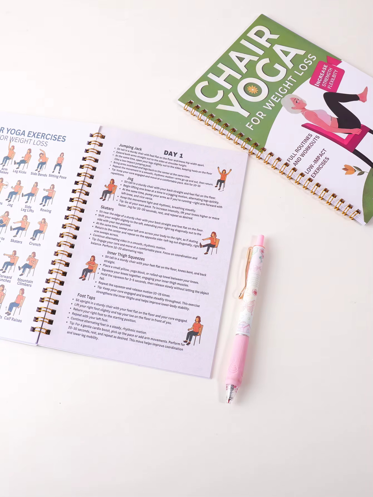 Chair Yoga for Weight Loss: a Collection of 50+ Low-Impact Exercises for Seniors