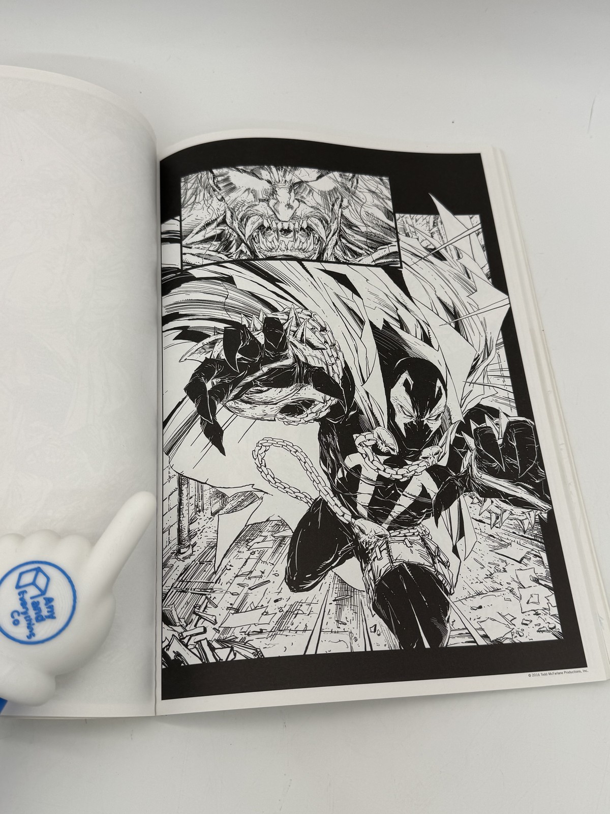Spawn Adult Coloring Book by Todd McFarlane Image Comics 2016 *READ*