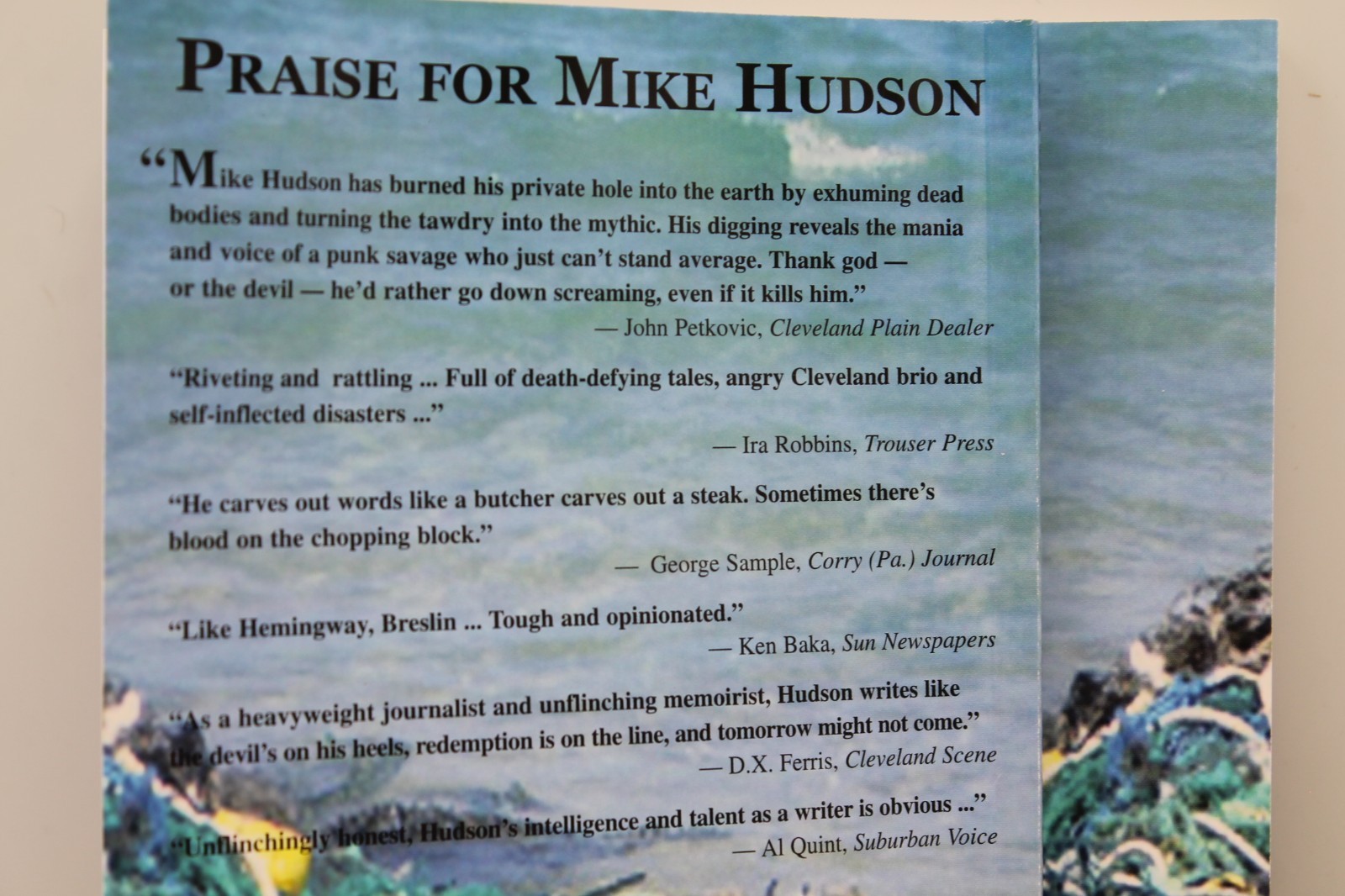 Jetsam by Mike Hudson / Pagans / Cleveland punk icon / RARE