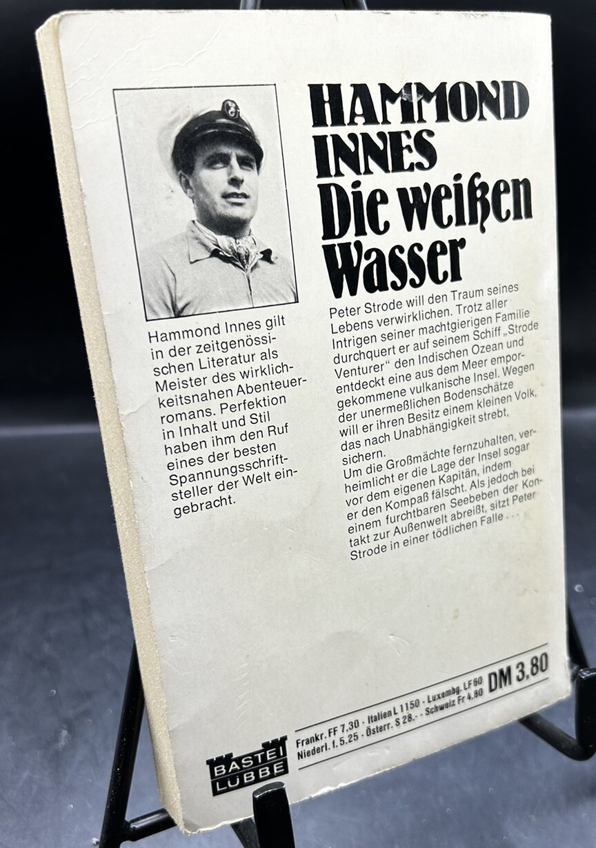 German ~ Die Weiken Wasser ~ Hammond Innes ~ Vintage Paperback ~ 1975