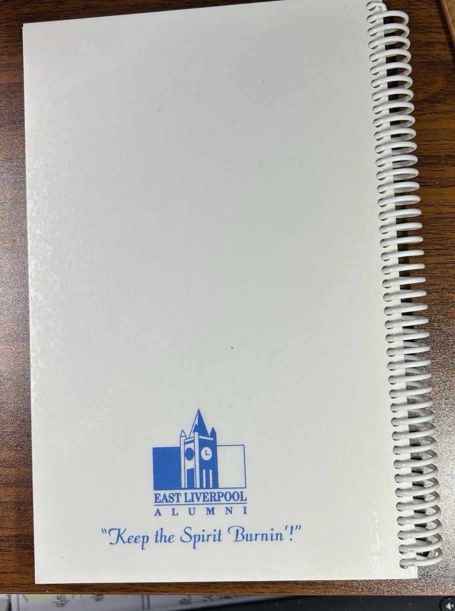 Potter Pride Cook Book E Liverpool Ohio HS alumni 1995 1st print 210 pages VTG