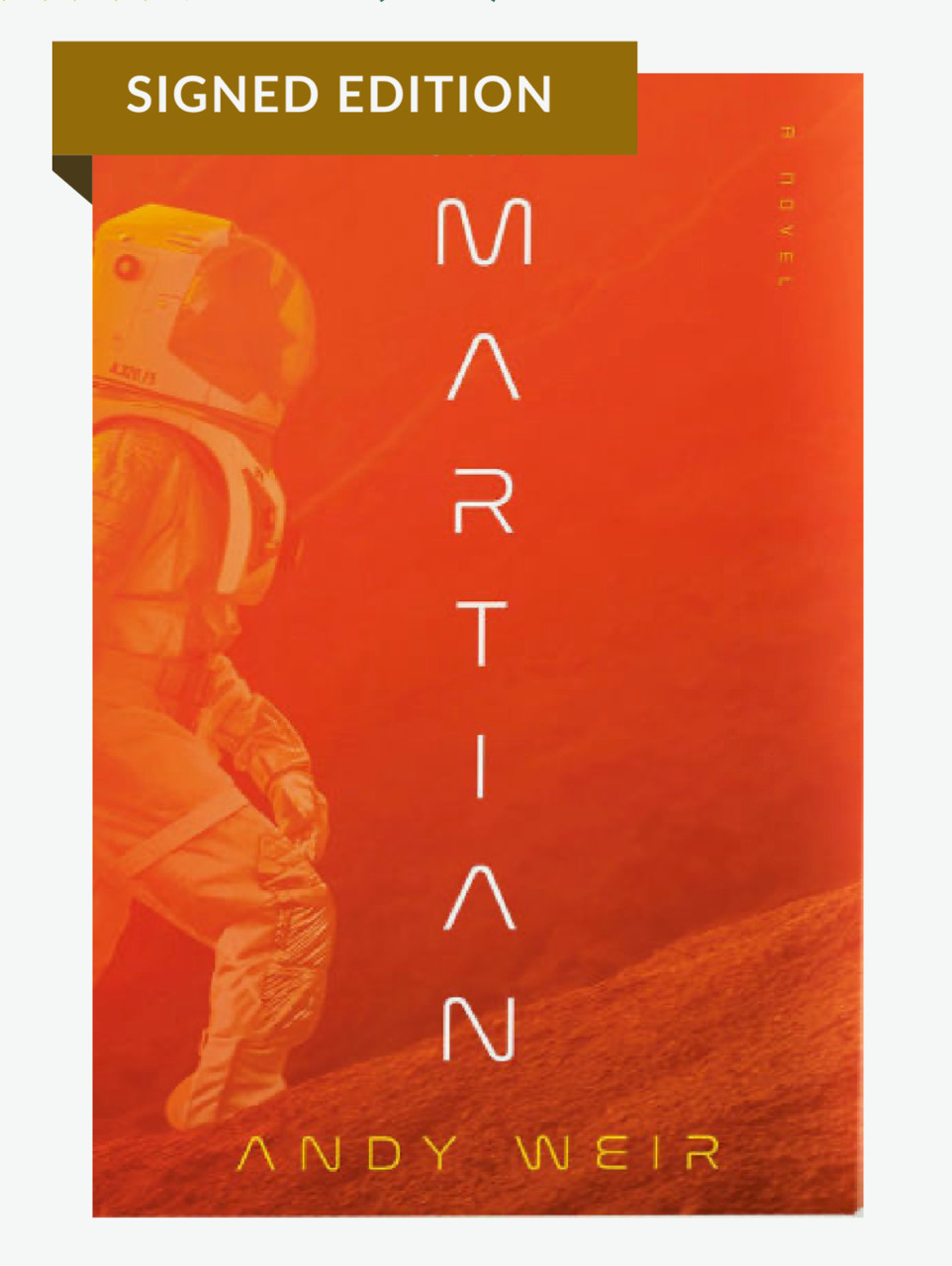The Martian SIGNED by Andy Weir DELUXE EDITION (2026, Hardcover)