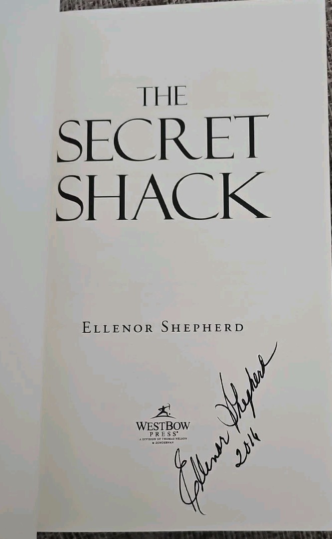 Secret Shack by Ellenor Shepherd Autographed New Free Shipping
