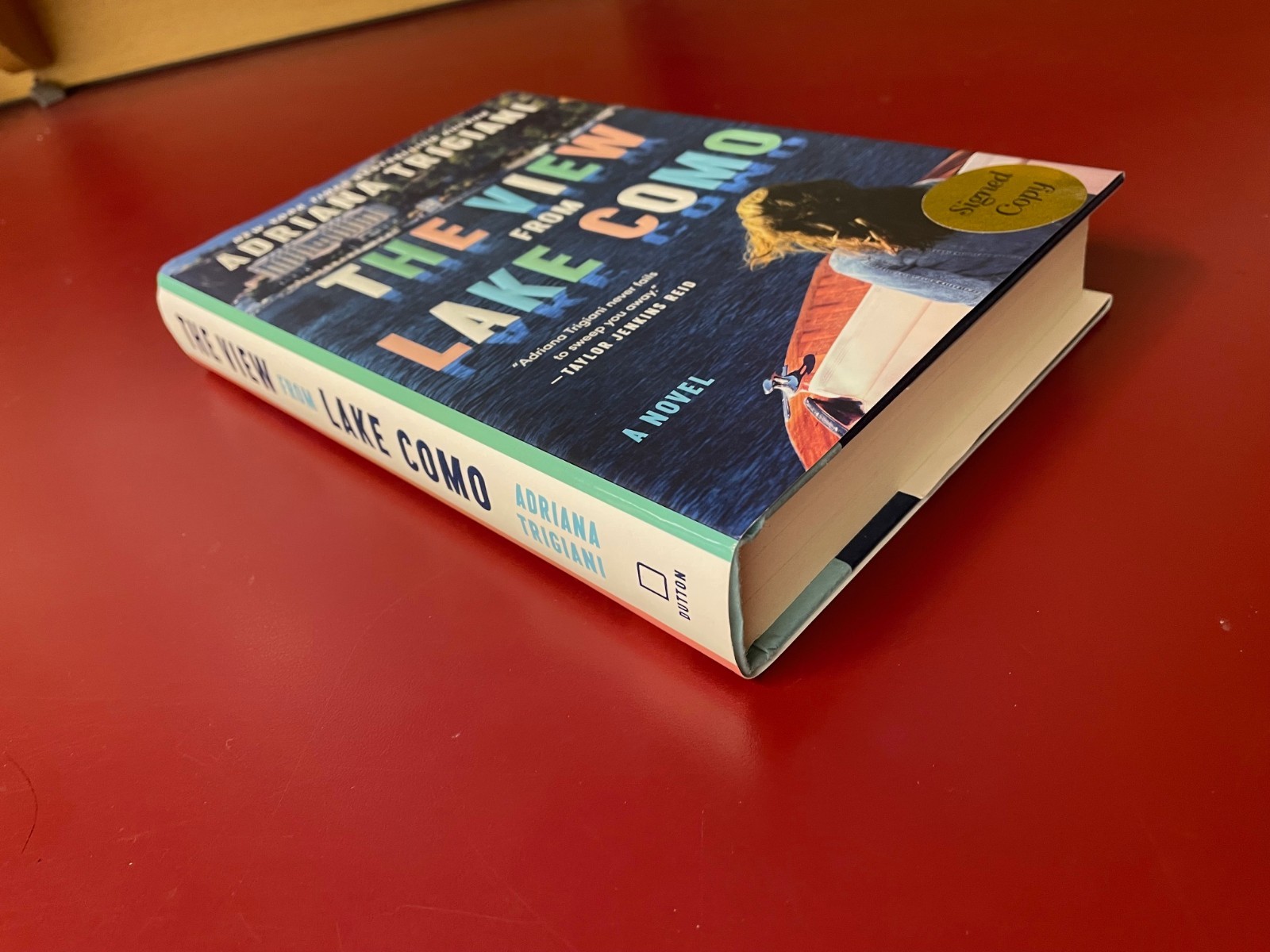 AUTOGRAPHED View from Lake Como : A Novel by Adriana Trigiani (2025, Hardcover)