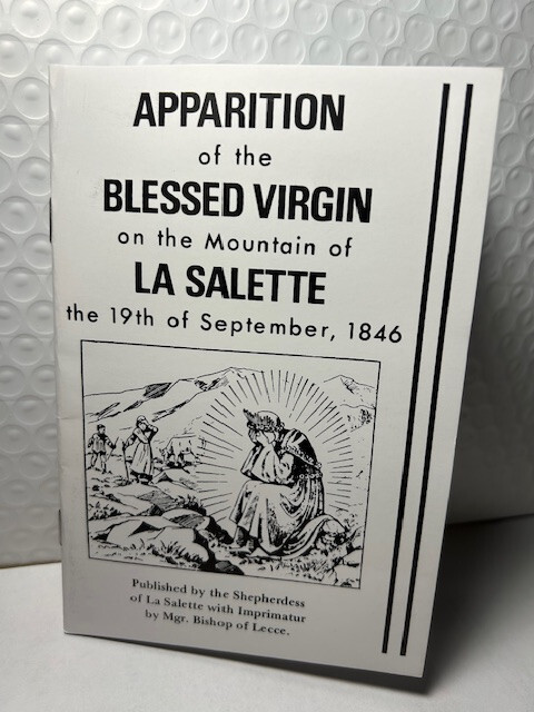 Apparition of the Blessed Virgin on the Mountain of LaSalette, 1846 – Ship $1.00