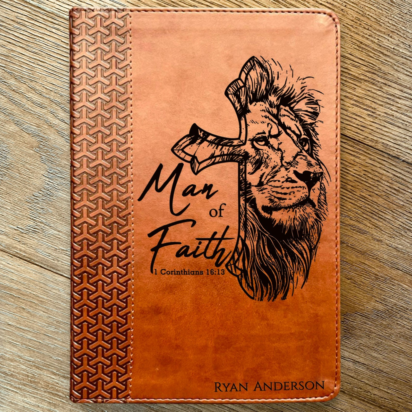 Personalized Bible for Men, KJV Study Bible, Custom Bible for Men Name Engraved