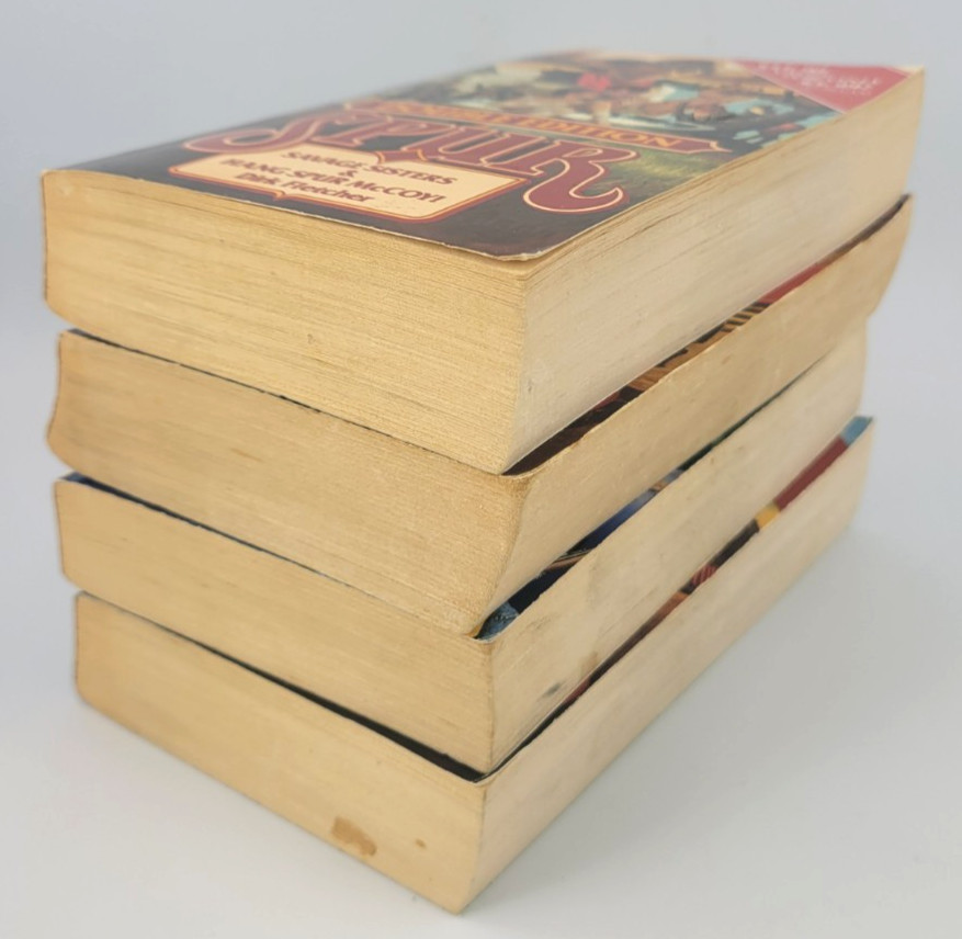 Spur McCoy Dirk Fletcher 15 Book Lot Adult Westerns #41 Soiled Dove Giant Rare