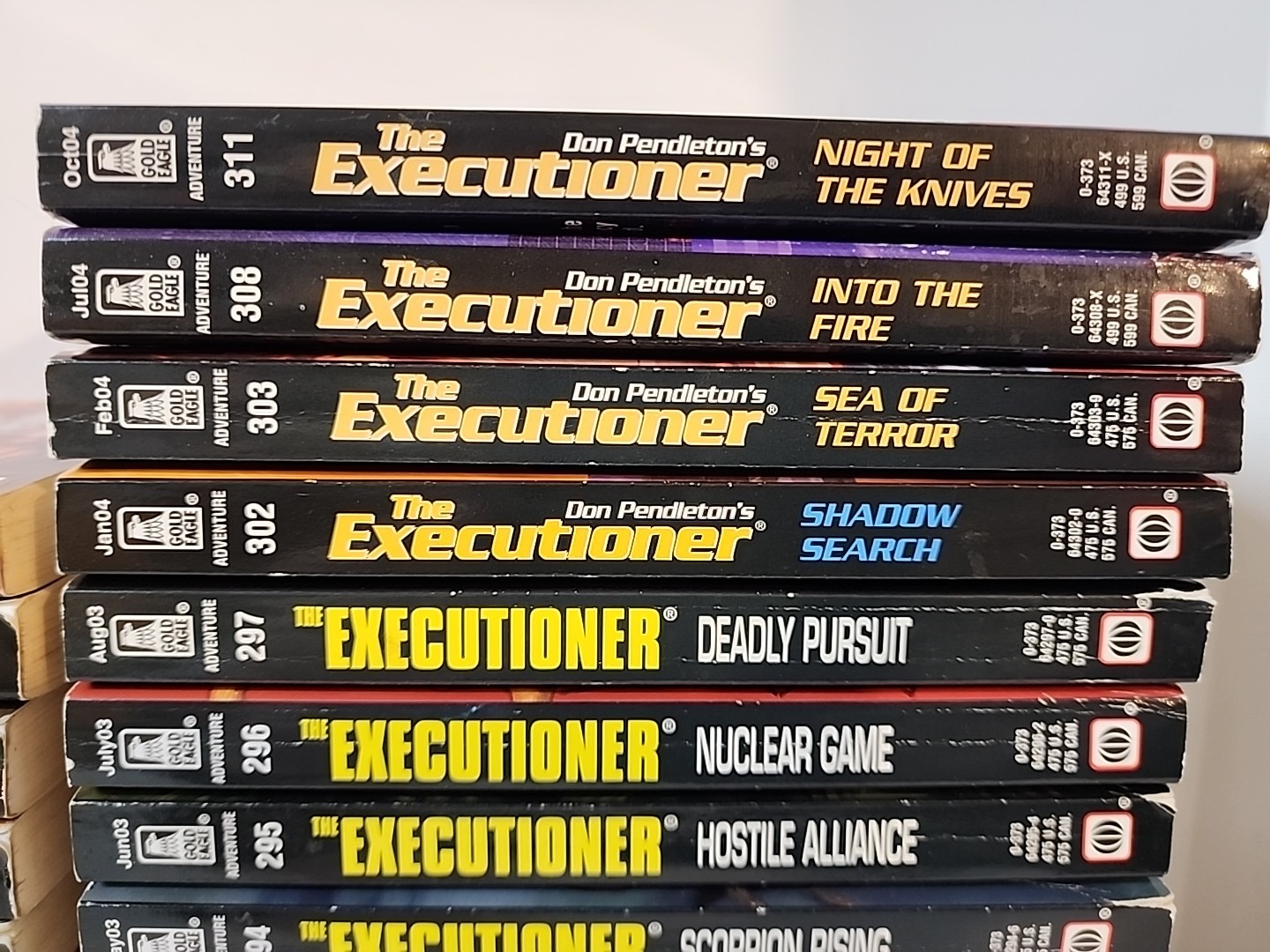 Don Pendleton’s The Executioner Lot of 27 1st Edition Gold Eagle Paperback Books