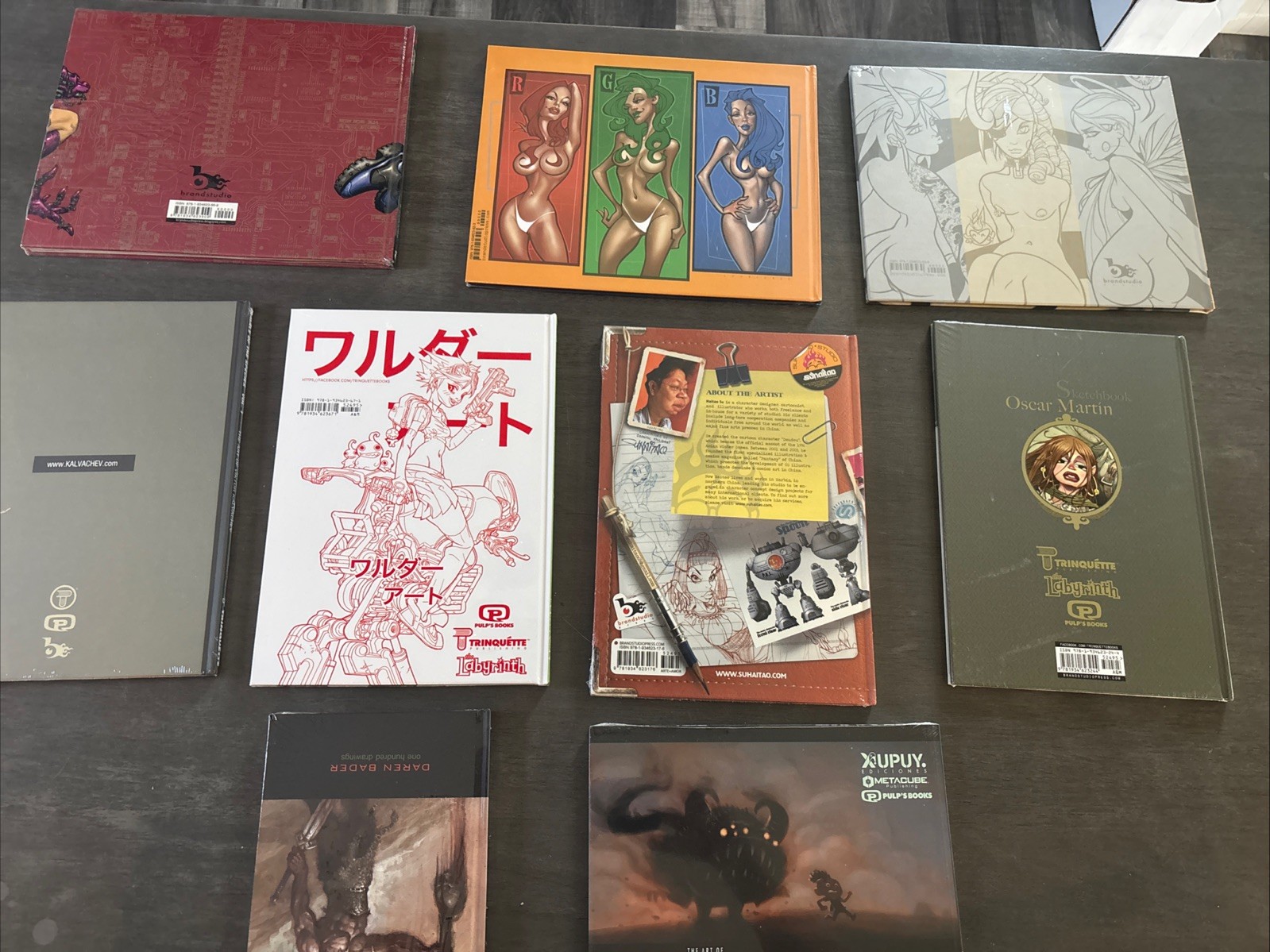Eye Candy, Female Adult , Art Book Lot Of 9 New Great For Gifts Graphic Art