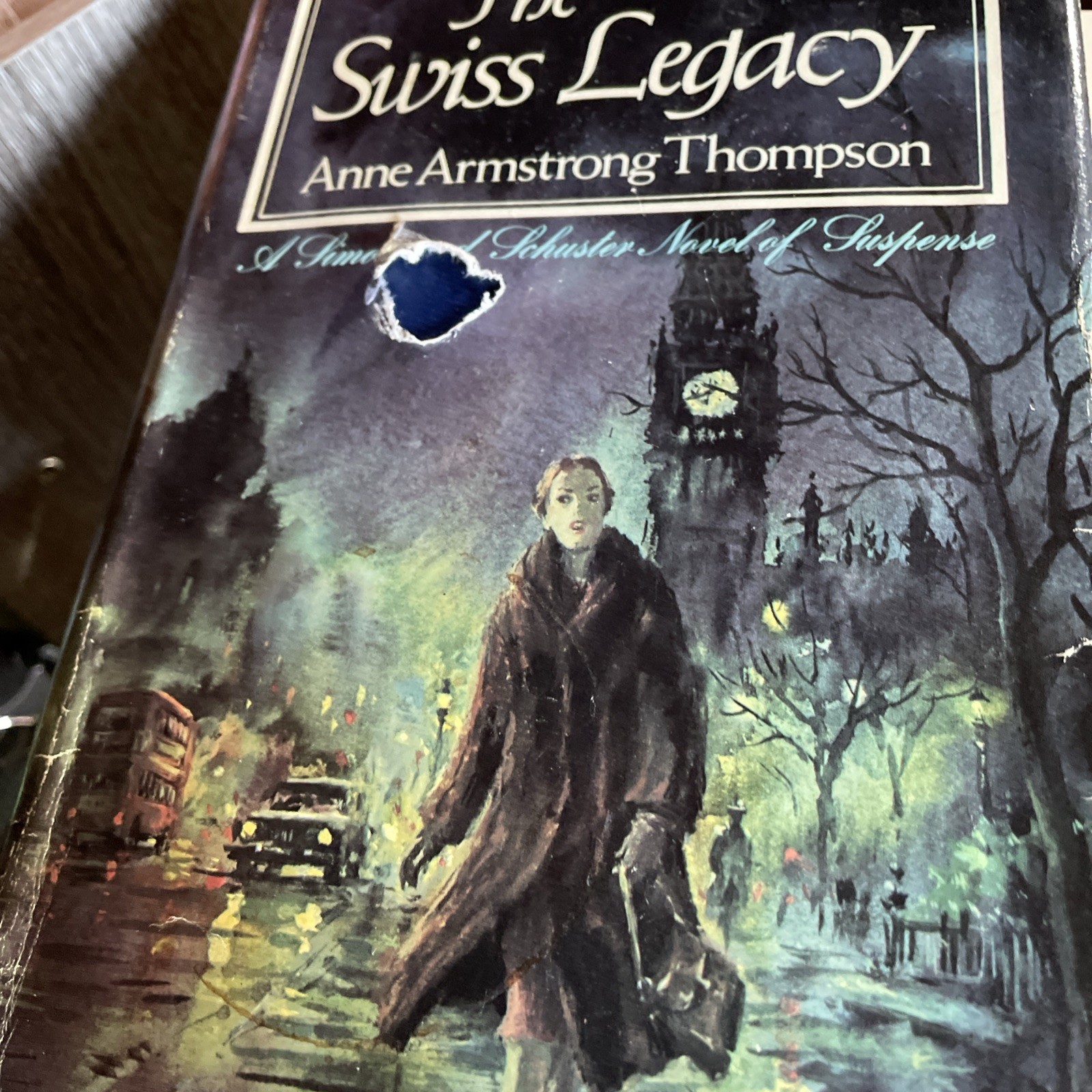 The Swiss Legacy Anne Armstrong Thompson 1974 Book Club Edition HC BC