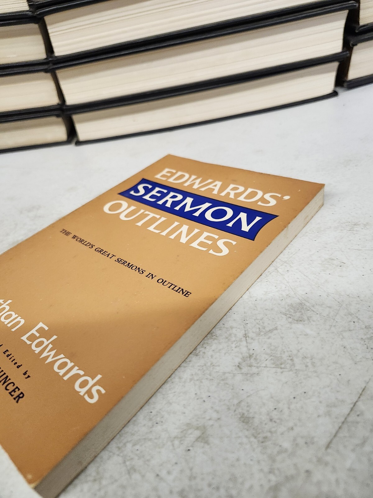 Edwards‘ Sermon Outlines 1971 Christian Preaching Theology Pastor Bible Study