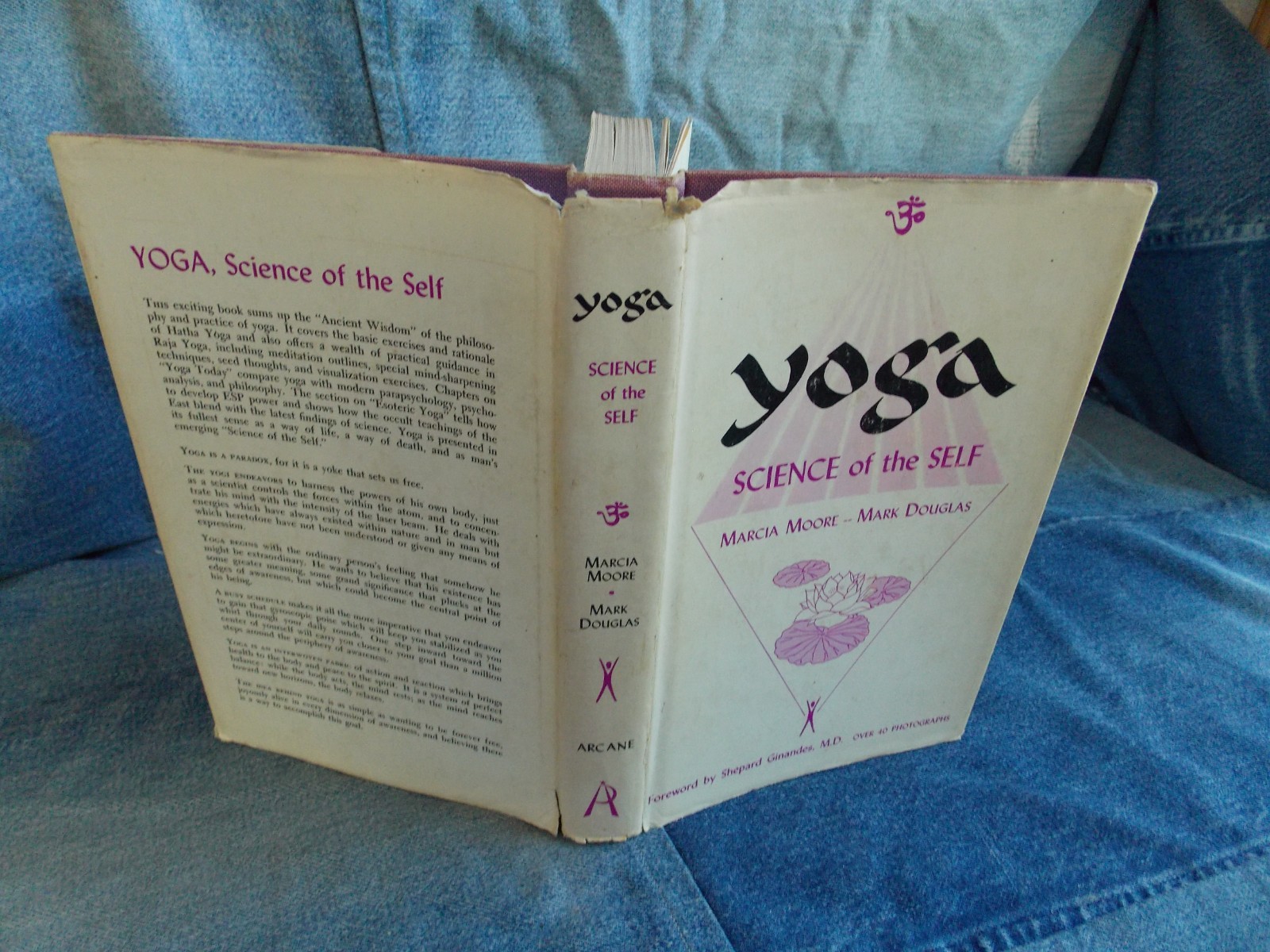 YOGA SCIENCE OF THE SELF By Marcia Moore + Mark Douglas 1st Ed HCDJ