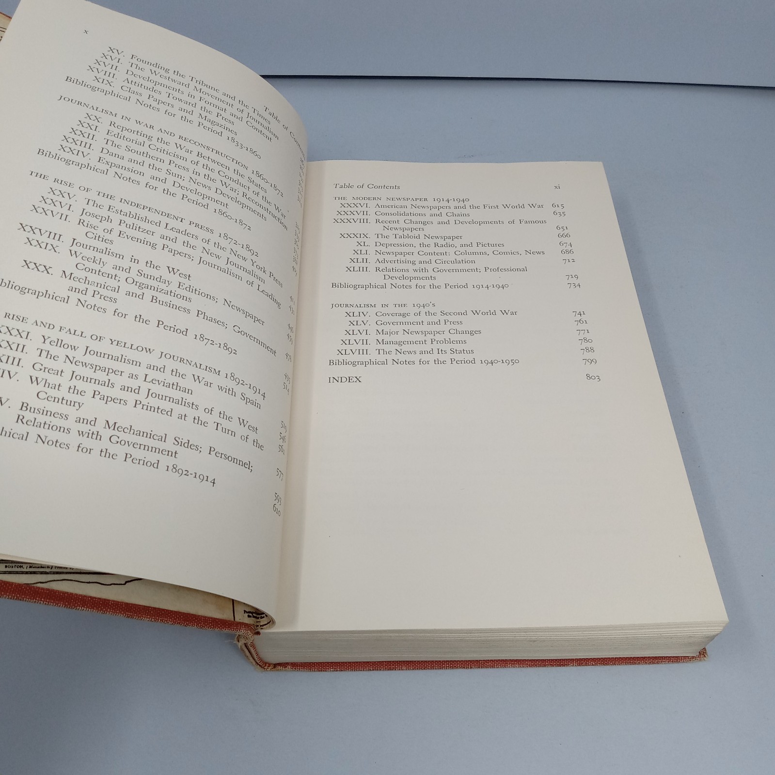 American Journalism: 1950 The Macmillan Company Hardcover Frank Luther Mott