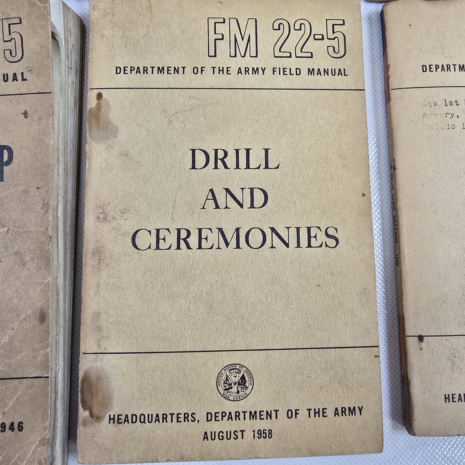 Army Manuals ~6 Bks 1946-1961