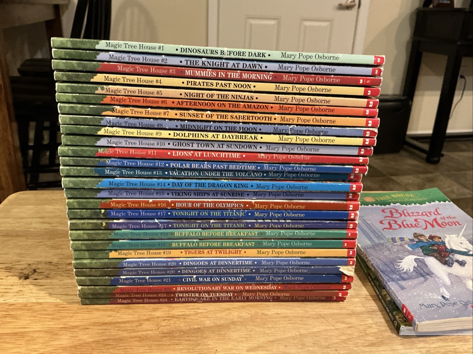 Scholastic 1990s-00s Magic Tree House Paperback Books 1-24 + 5 Extra EUC
