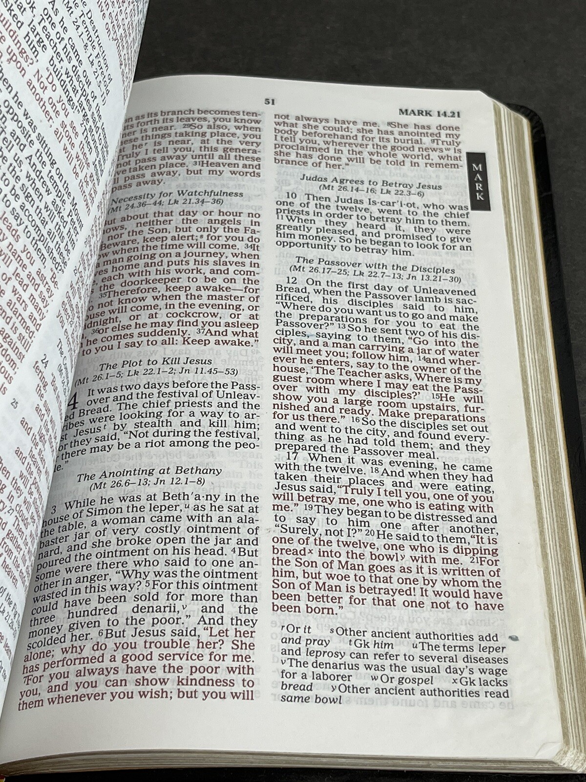 Holy Bible Revised Standard Study Helps Red Letter Concordance Cokesbury 1990