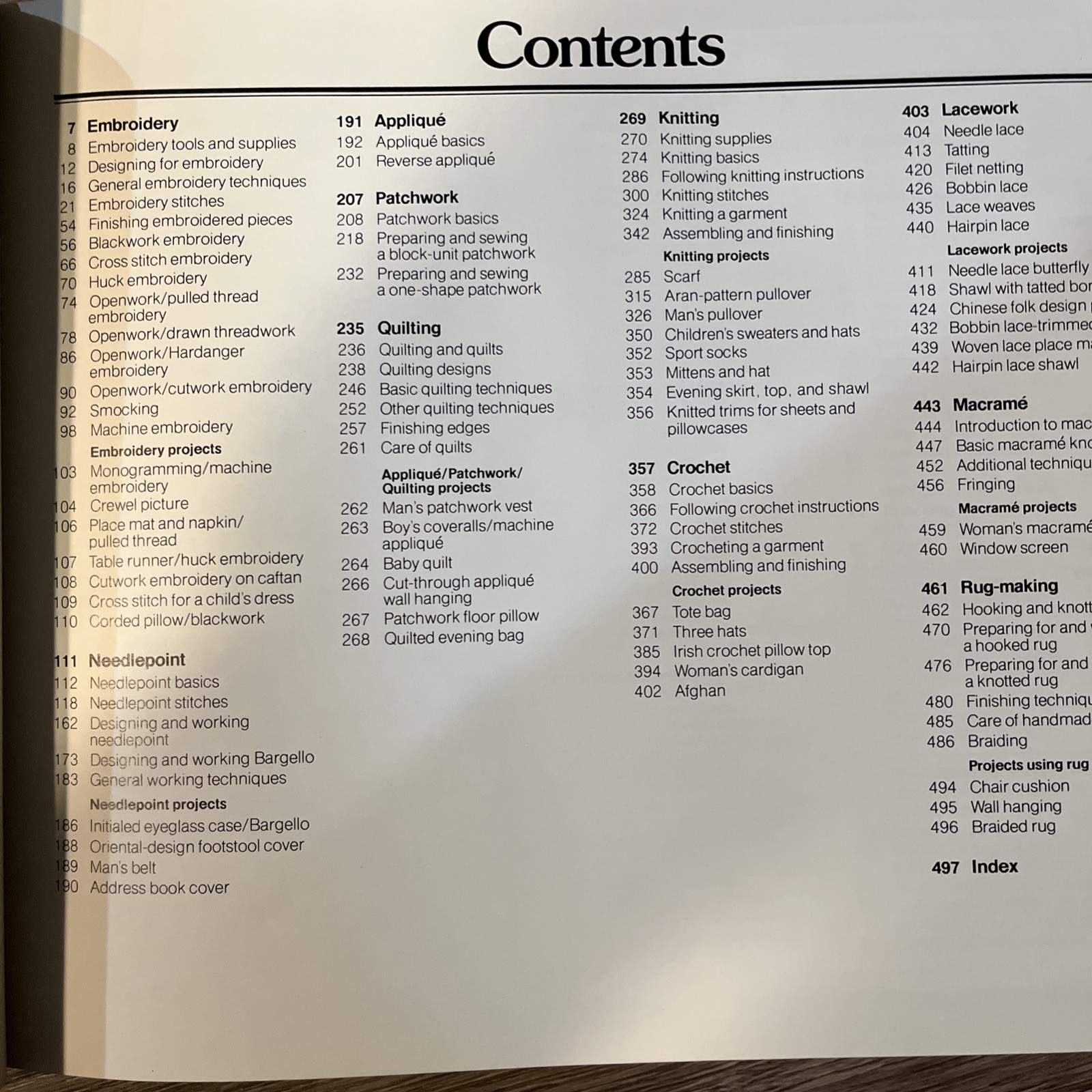 Complete Guide to Needlework Reader’s Digest Editors 1984 Vtg Hardback 504 pages