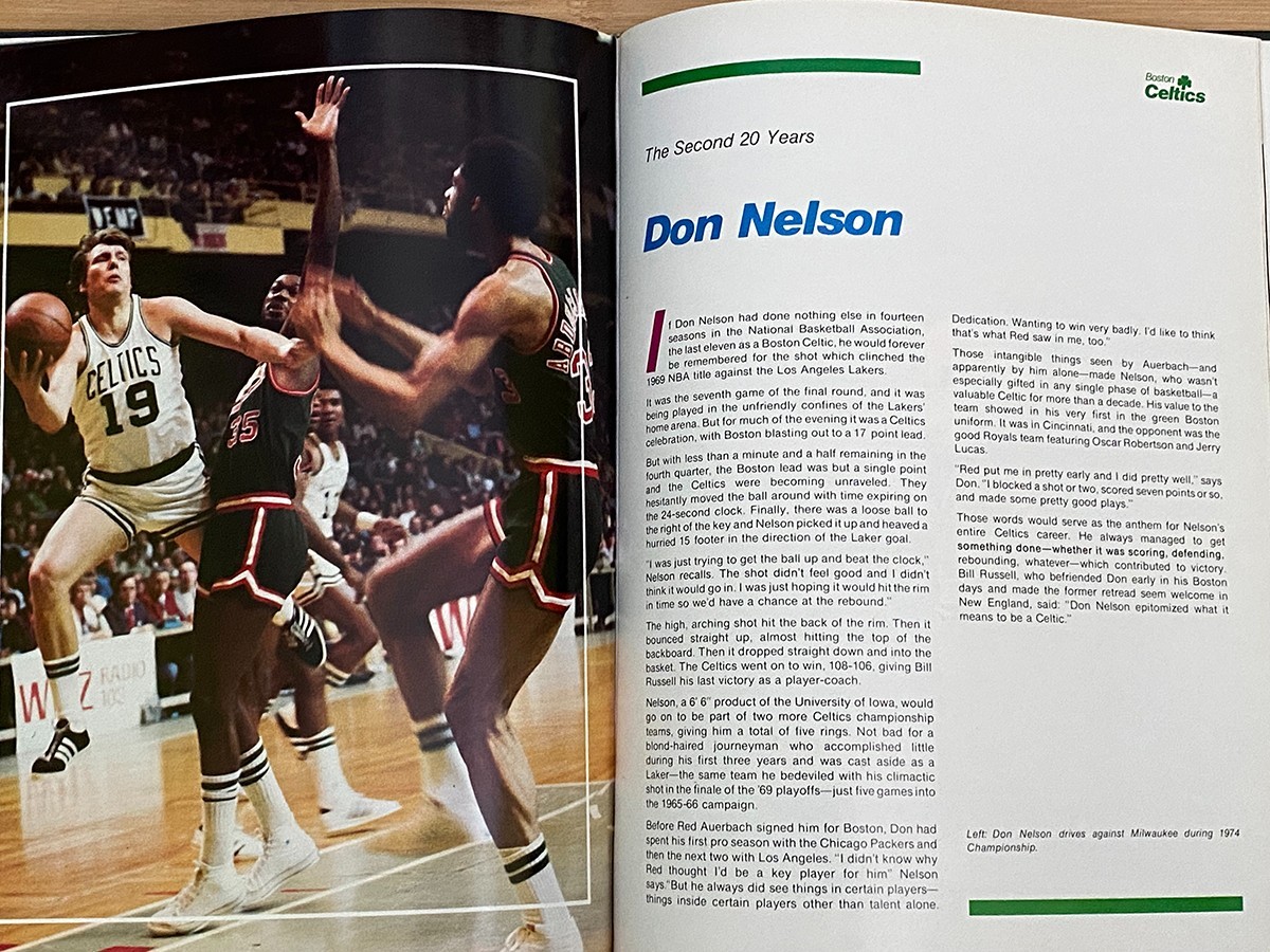 Boston Celtics: Four Decades of Excellence SIGNED by Dennis Johnson! Limited Ed