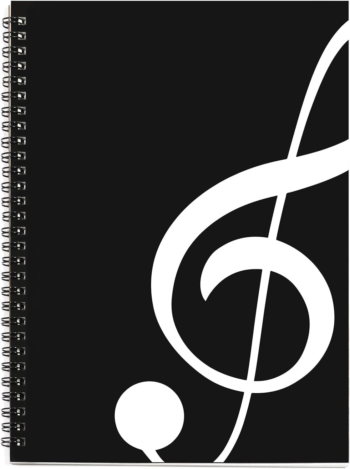 Coguzed 100 Pages Blank Sheet Music Notebook – 26X19cm Staff Paper for Musicians