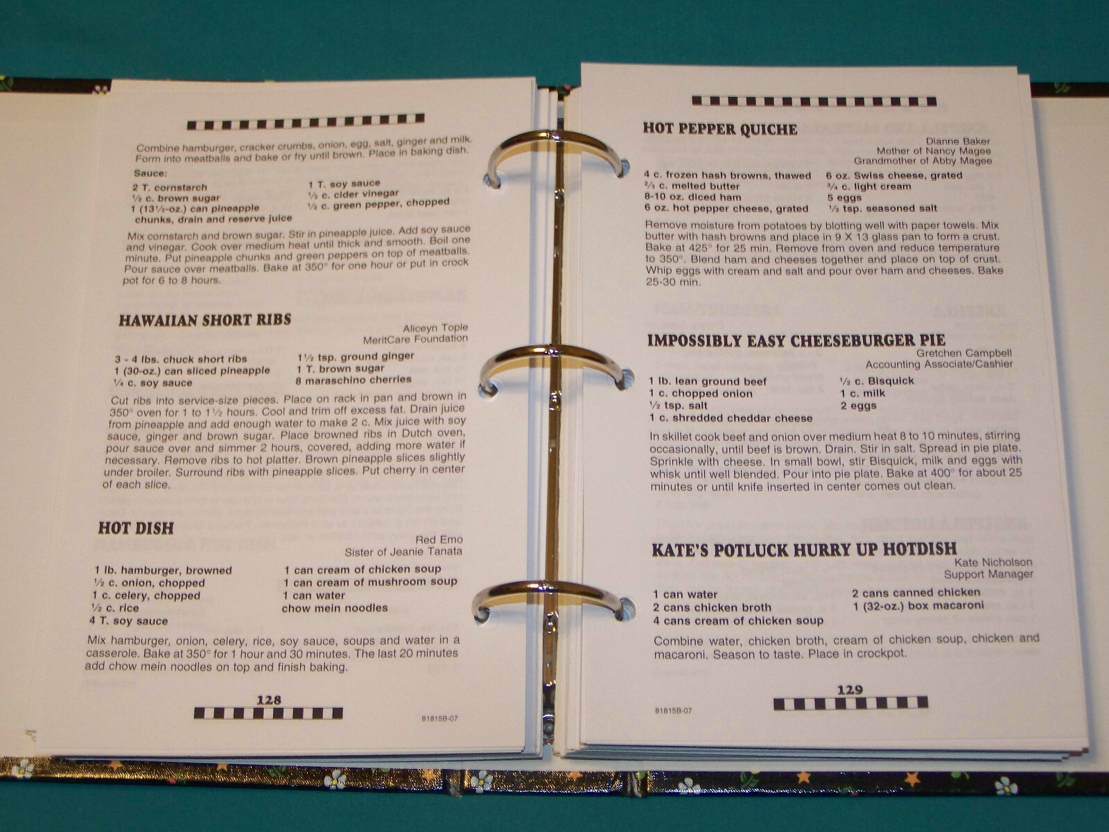 Wal-Mart #1649 Jamestown ND Cookbook 2007 North Dakota local recipes 356 pages