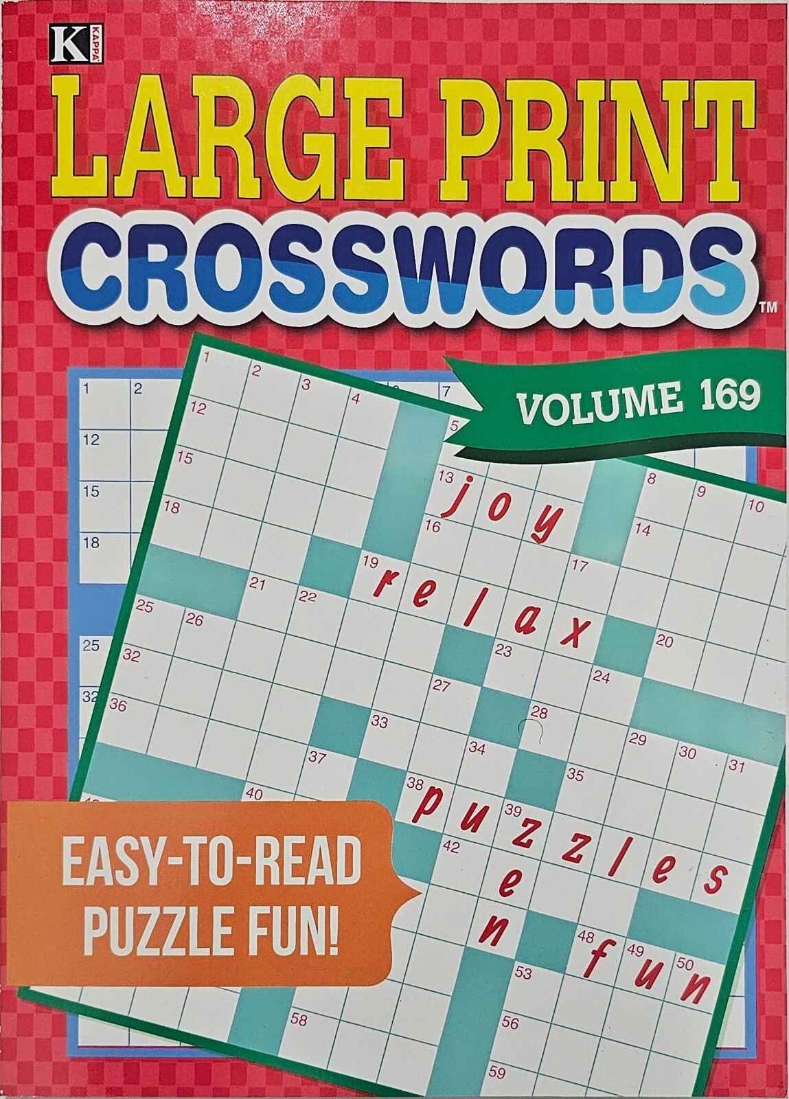 Kappa Large Print Crosswords Puzzle Books, 32 Different Volumes to Select U-PICK