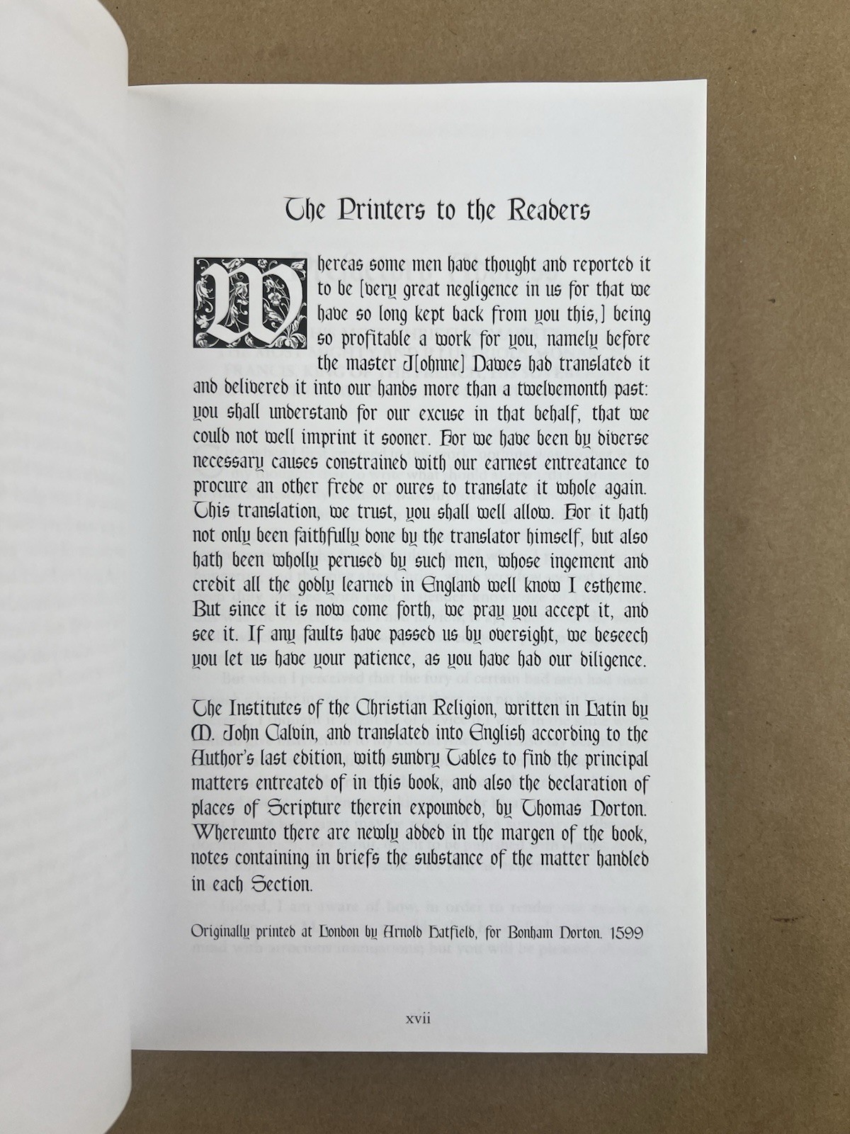 Holy Catholic Church; John Calvin, Bridge Logos, 2010, Beveridge Translation