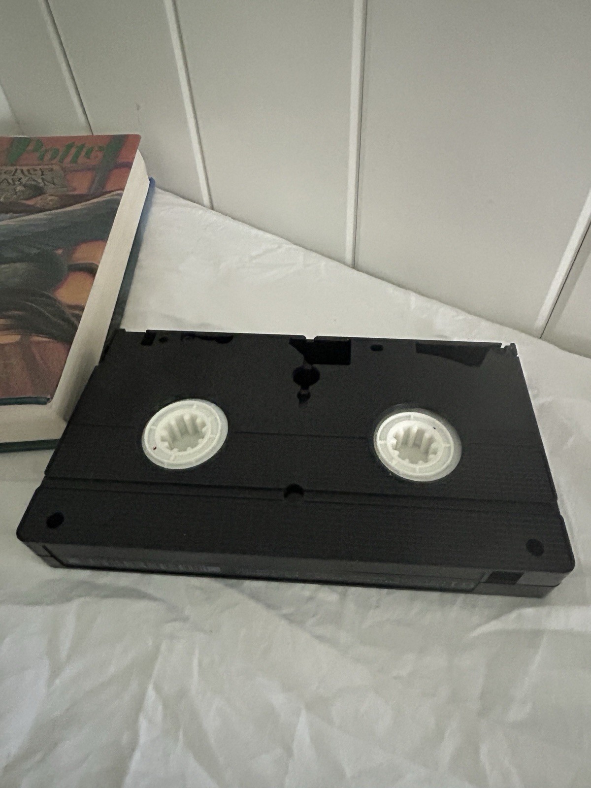 Harry Potter LOT Prisoner of Azkaban Hardcover book Sorcerer’s Stone VHS Tape