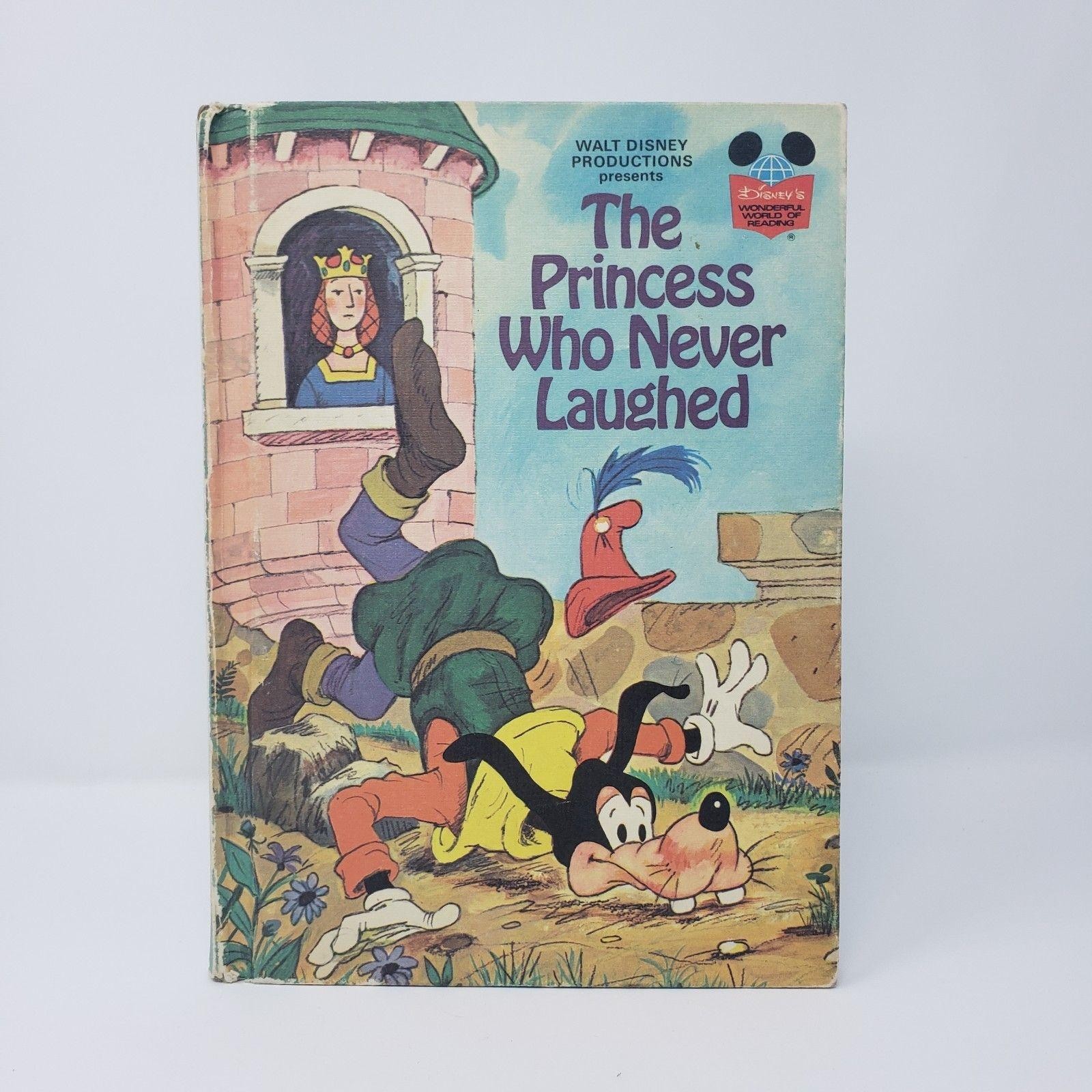 Vintage 1974 The Princess Who Never Laughed Walt Disney Hardcover Kids Book