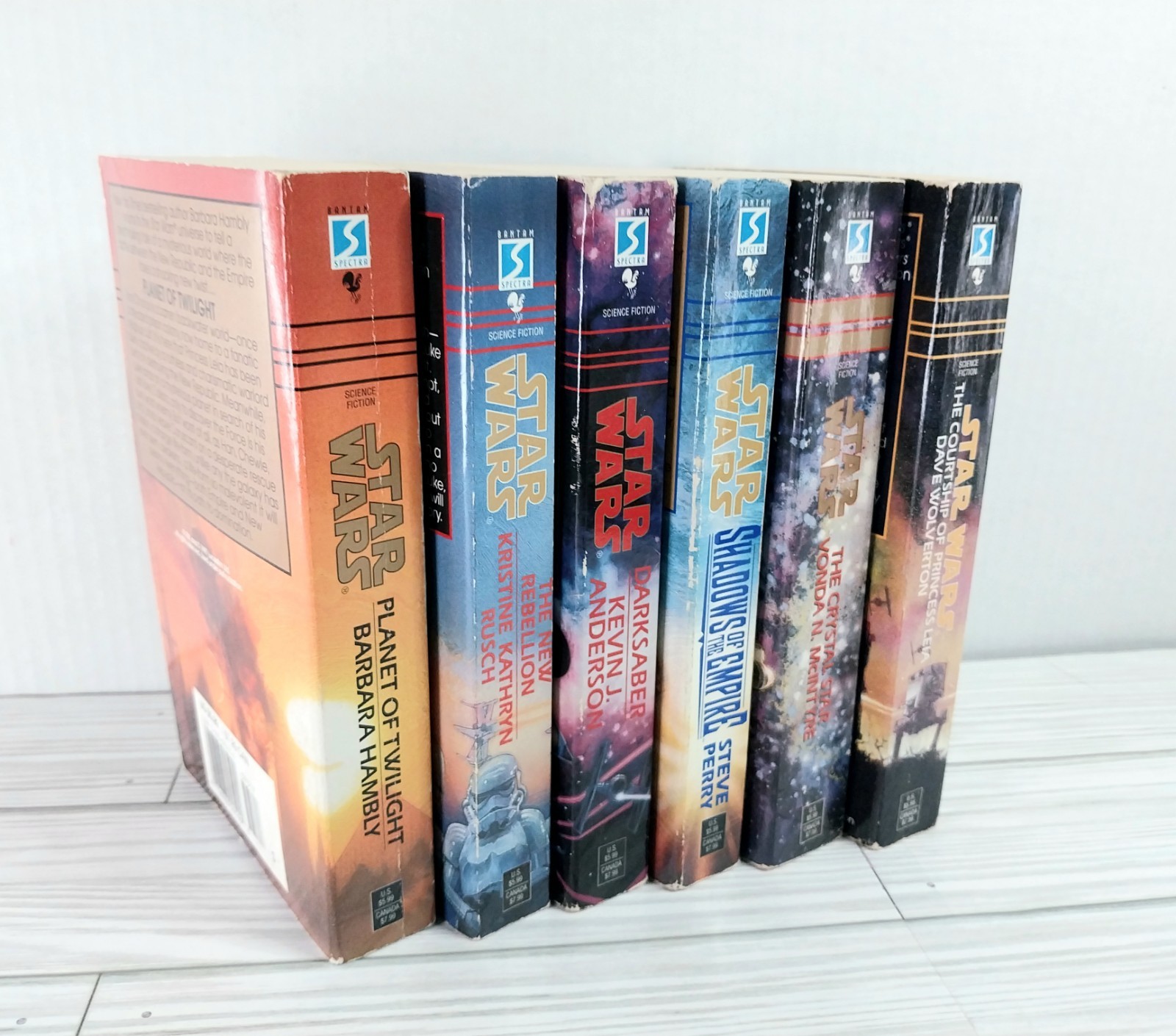 Star Wars☆ Lot of 6 Vintage Paperbacks 1990’s (’95-’97) VGC~ 1st Edition Bantam