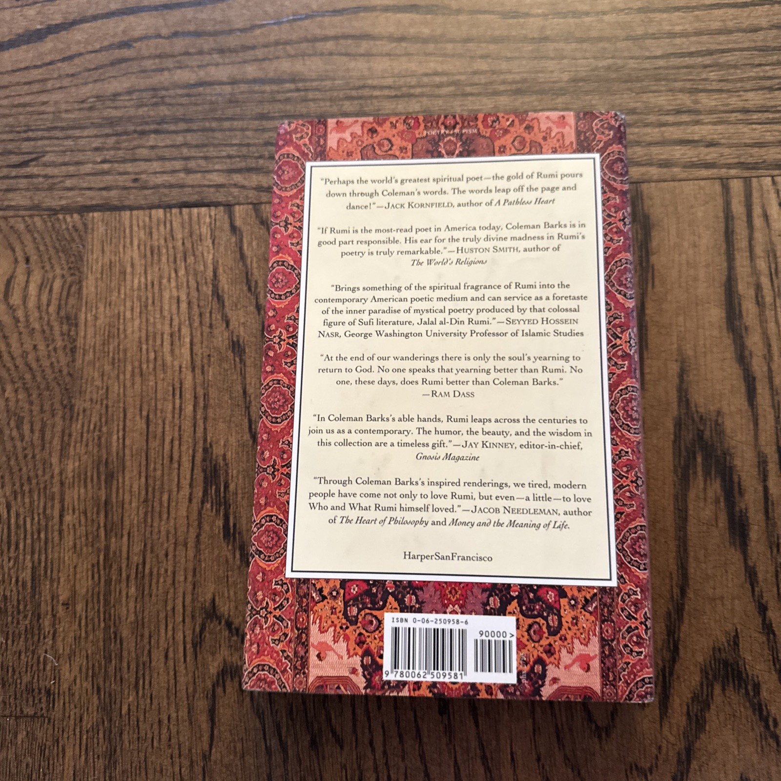 The Essential Rumi – Hardcover By Jalal al-Din Rumi HC DJ