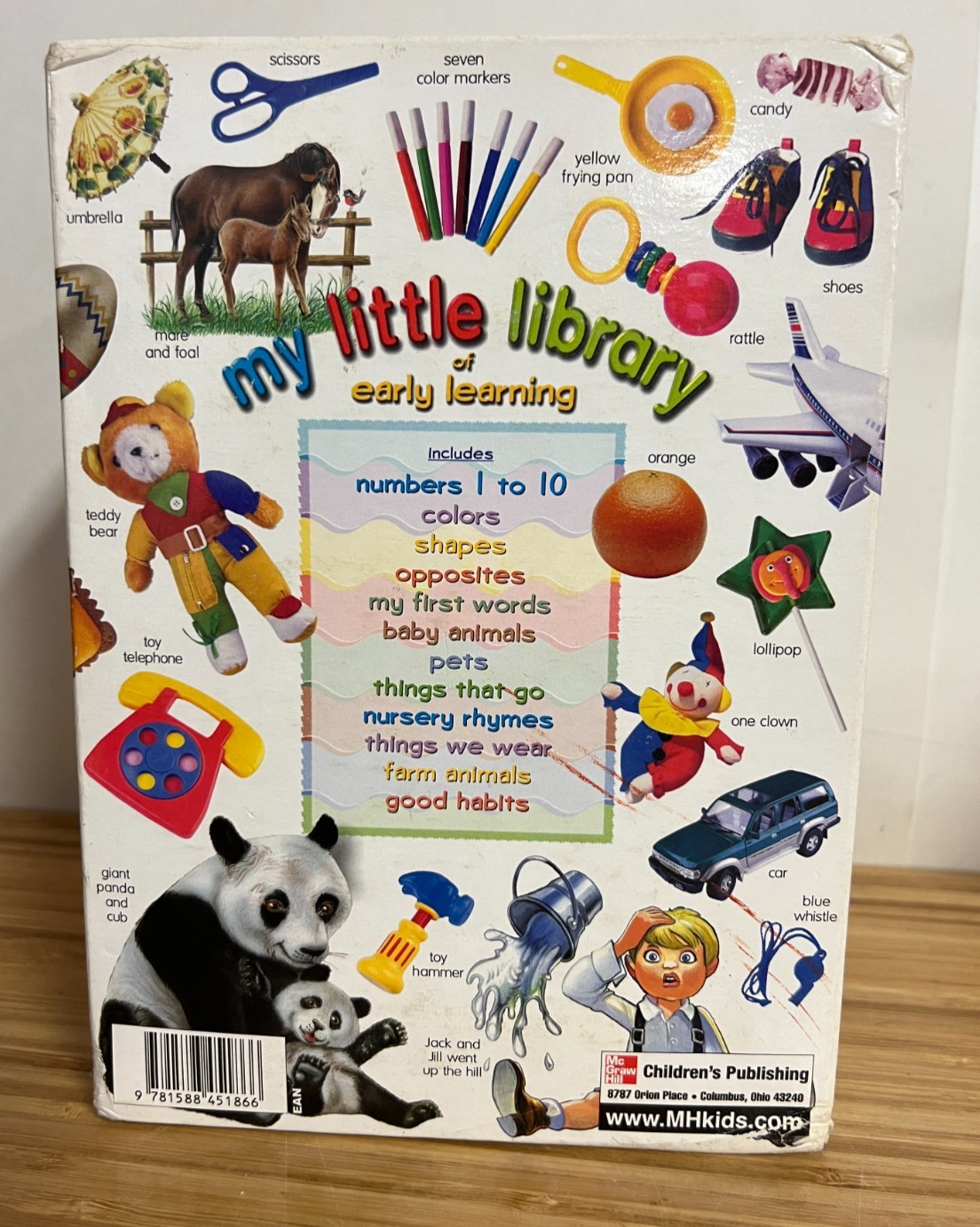 My Little Library: Early Learning – 12 mini board books – dated 2003