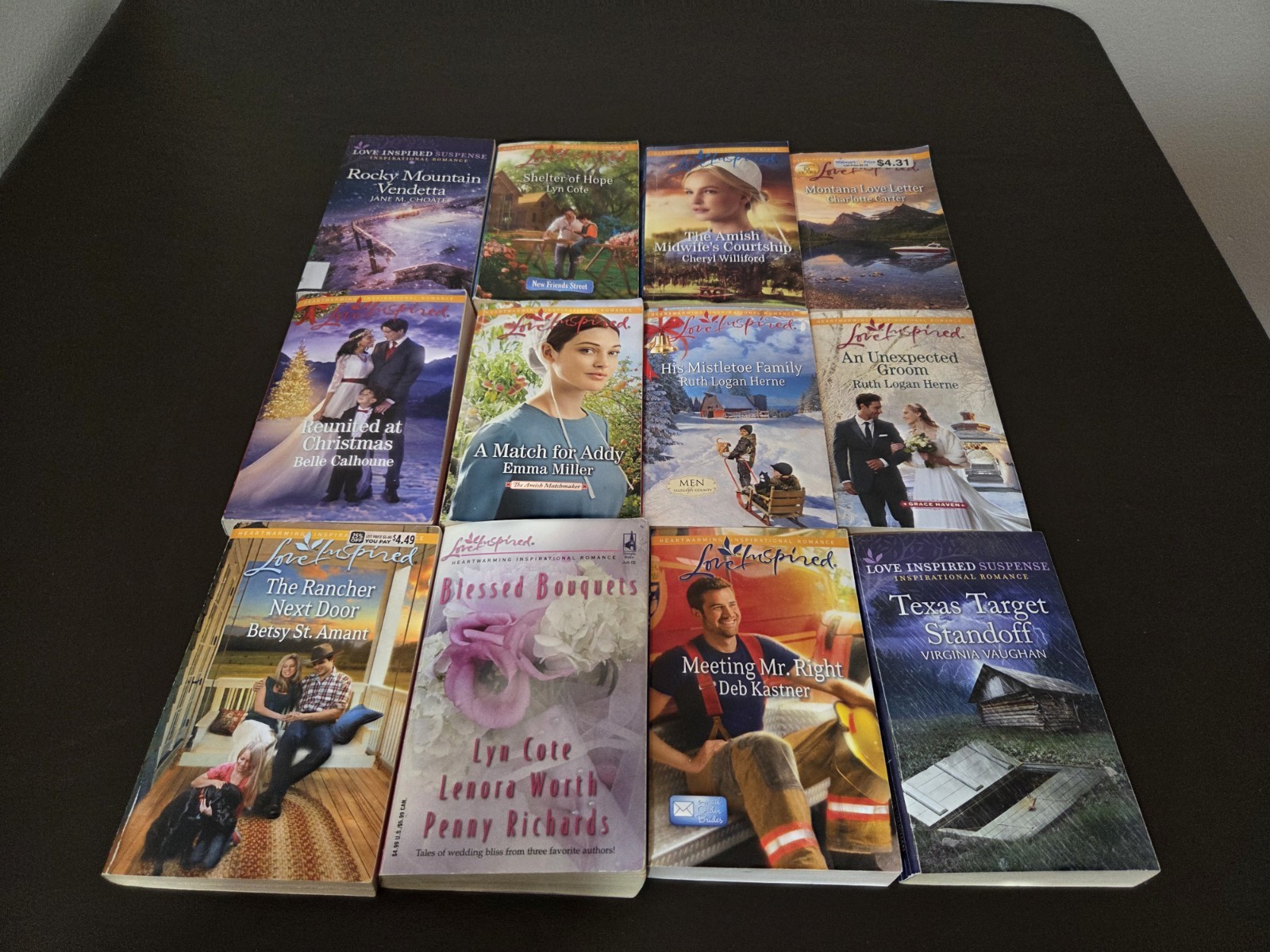 Love Inspired books LOT OF 12 Paperbacks christian romance mixed See Description