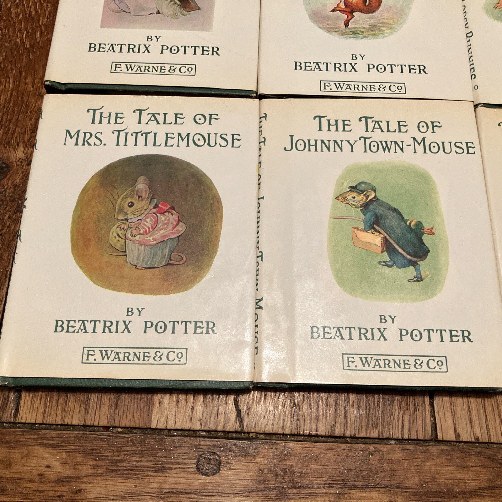 VTG Peter Rabbit Library Beatrix Potter Frederick Warne & Co Books HC Lot of 13