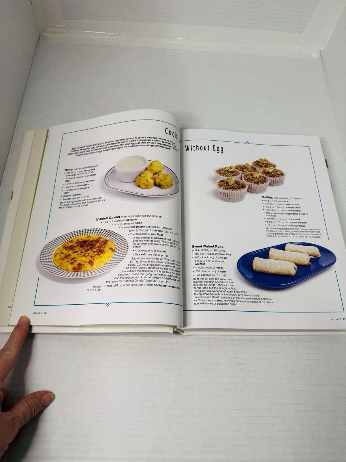 Encyclopedia of Foods Healthy Recipes Volume 3 Only Hardcover Pamplona-Roger MD