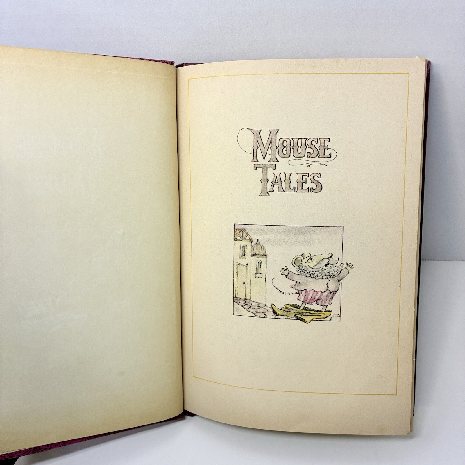 RARE! Book Mouse Tales by Arnold Lobel 1972 First Edition