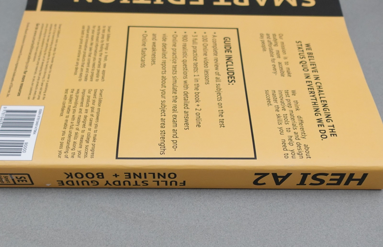 HESI A2 Full Study Guide 3rd Edition Smart Edition Paperback 2022 Unmarked