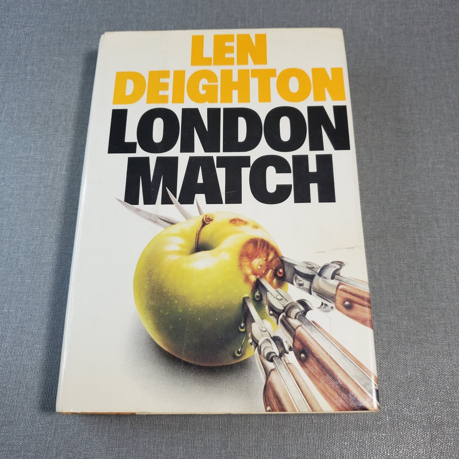 London Match Len Deighton 1985 First Edition Spy Thriller Alfred A. Knopf