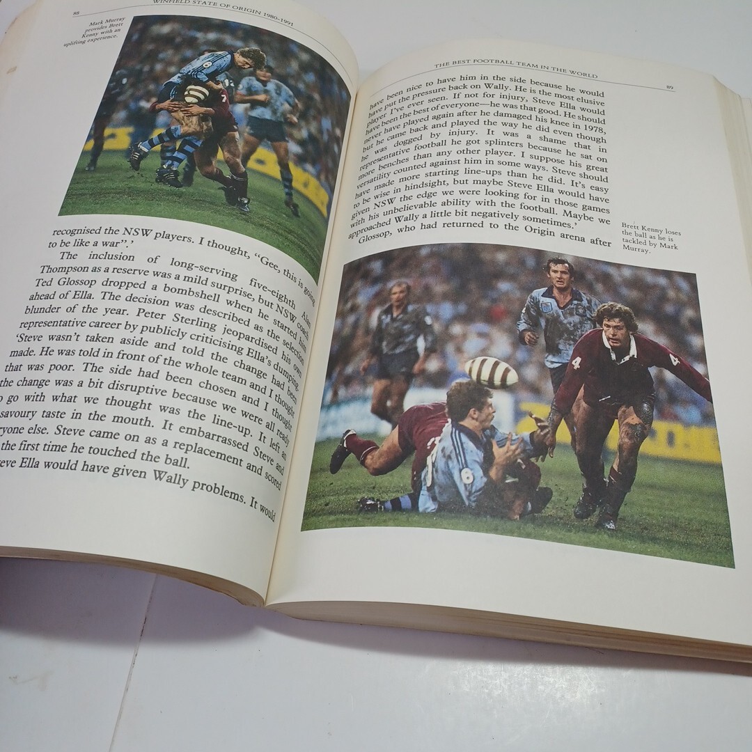 Winfield State Of Origin 1980-1991 – Brett Harris – Large Paperback Rugby