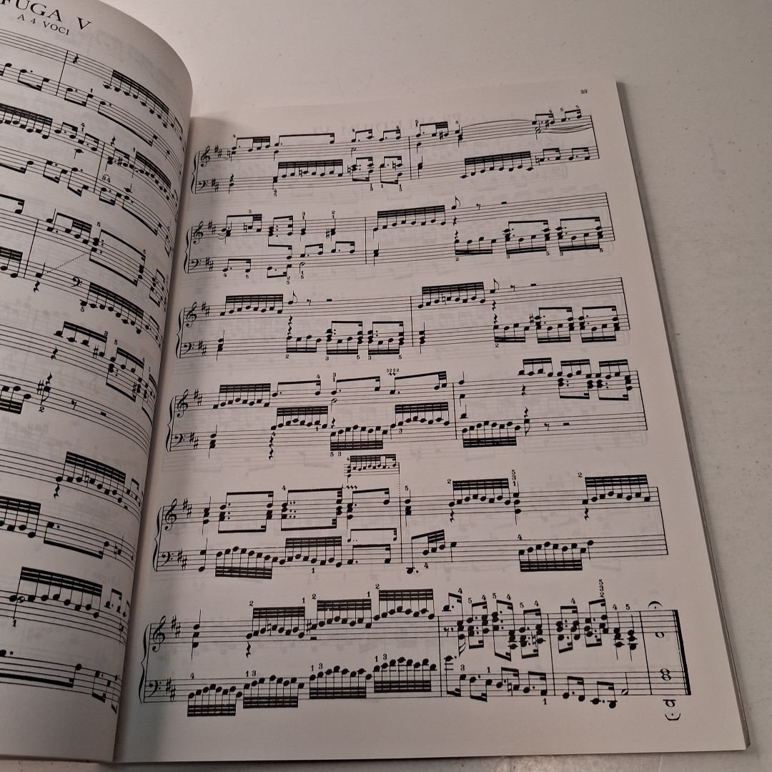 J.S. Bach The Well-Tempered Clavier Volume 1 Glenn Gould Intro Amsco 1972 PB