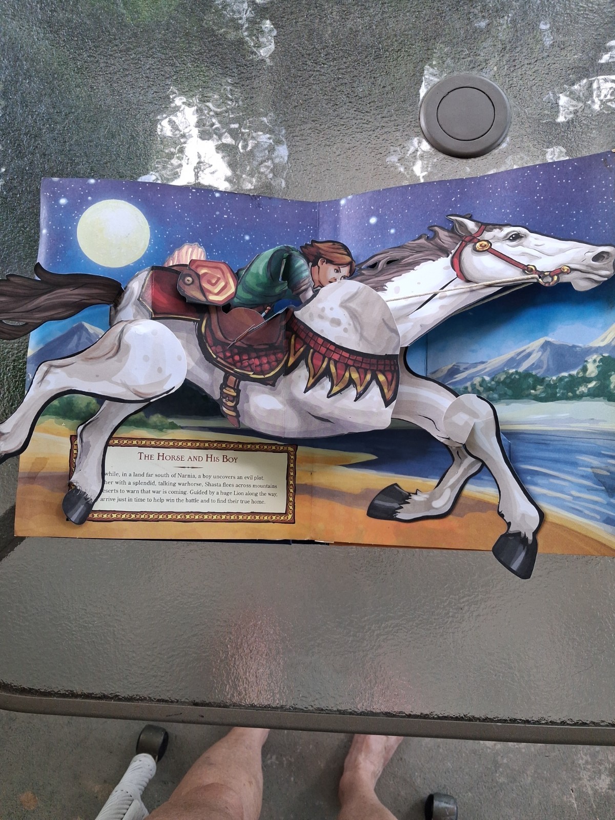 Chronicles of Narnia Pop-Up Book 2007 Hardcover Based on C.S. Lewis Fantasy Kids