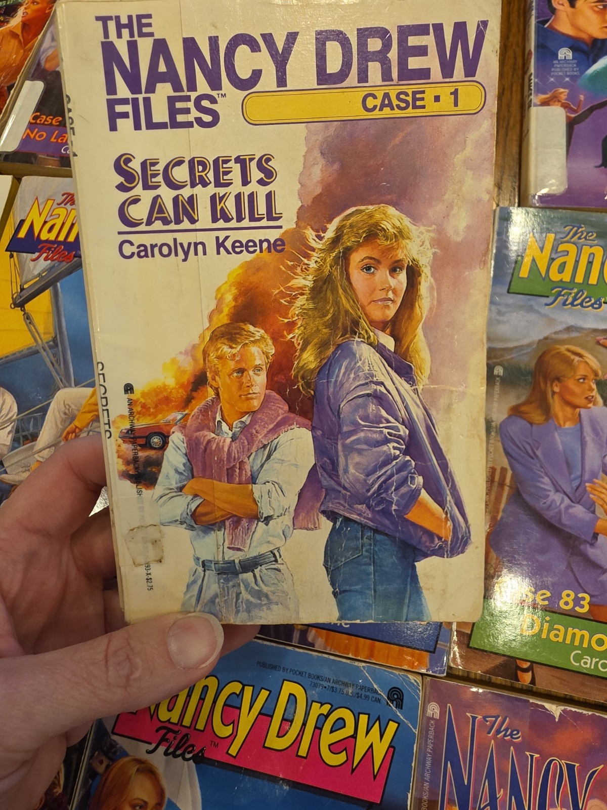 Lot of 19 Nancy Drew Files Chapter Books by Carolyn Keene