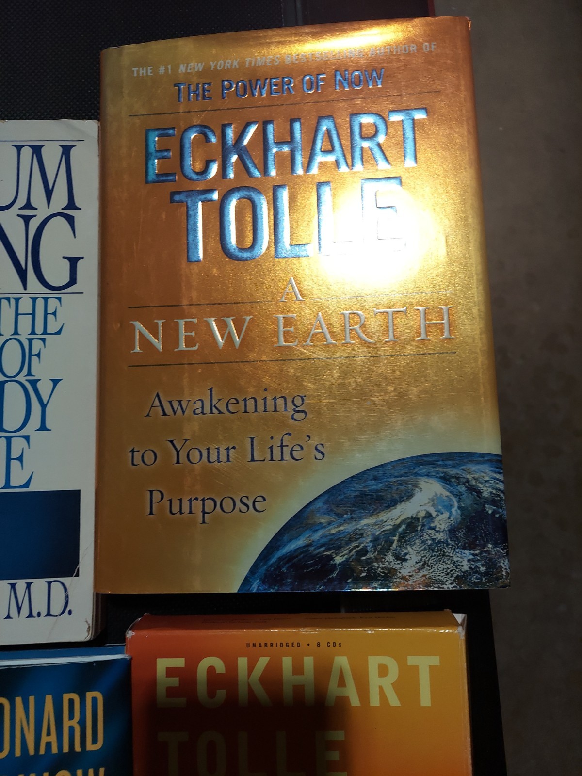 6 Book lot Eckhart Tolle, Deepock Chopra, A new Earth, The path of love, ageless
